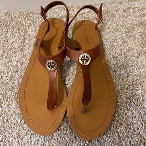 Pierre Dumas Brown Leather Sandals